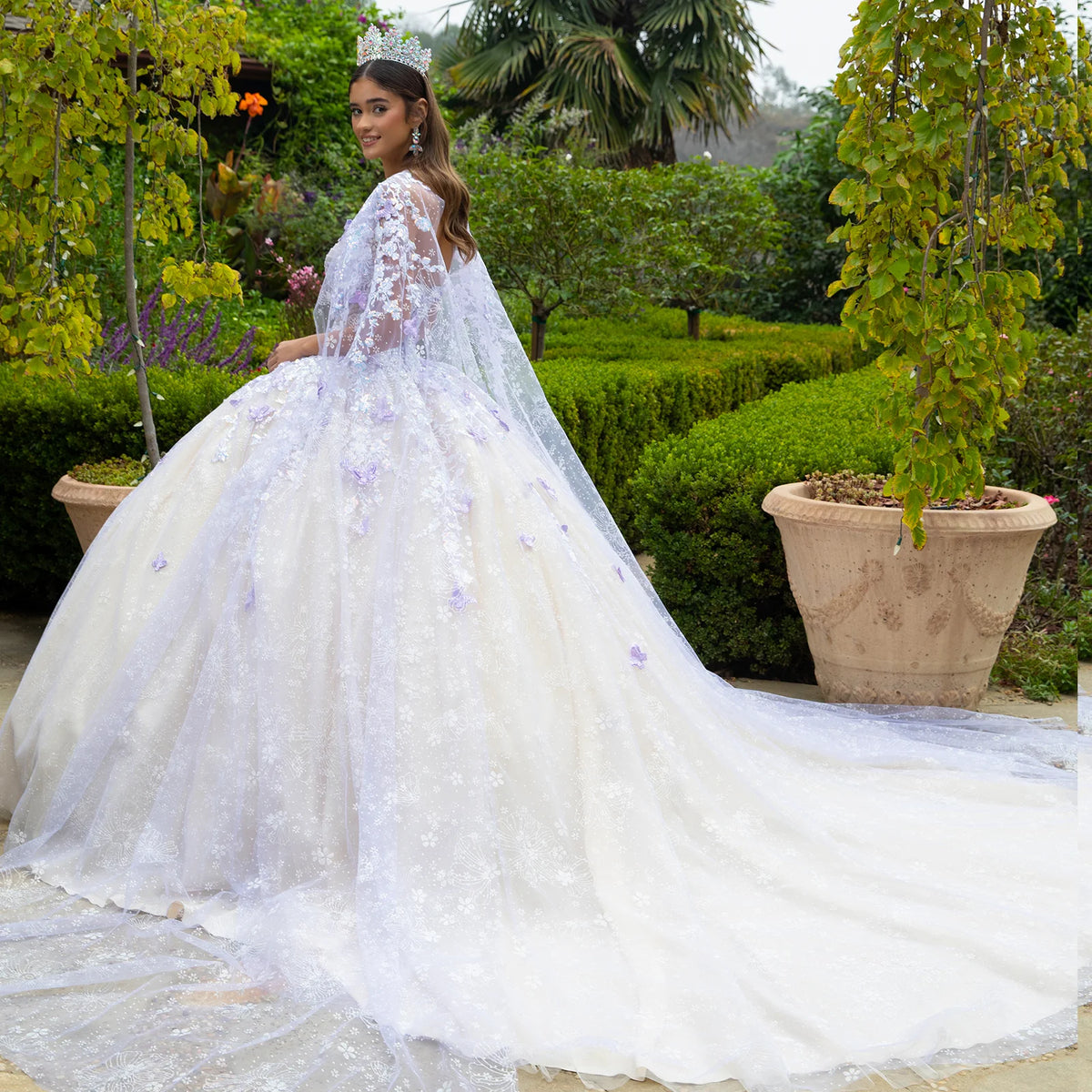 Vestido de XV Años GLS by Gloria GL3501 - LILAC/CHAMPAGNE