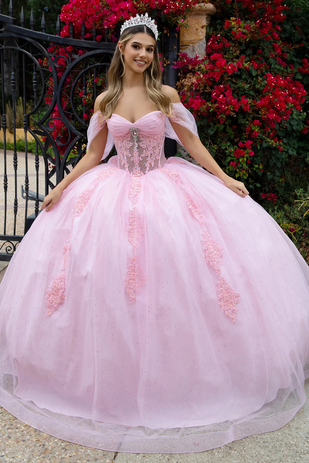 Vestido de XV Años GLS by Gloria GL3502 - BABY PINK