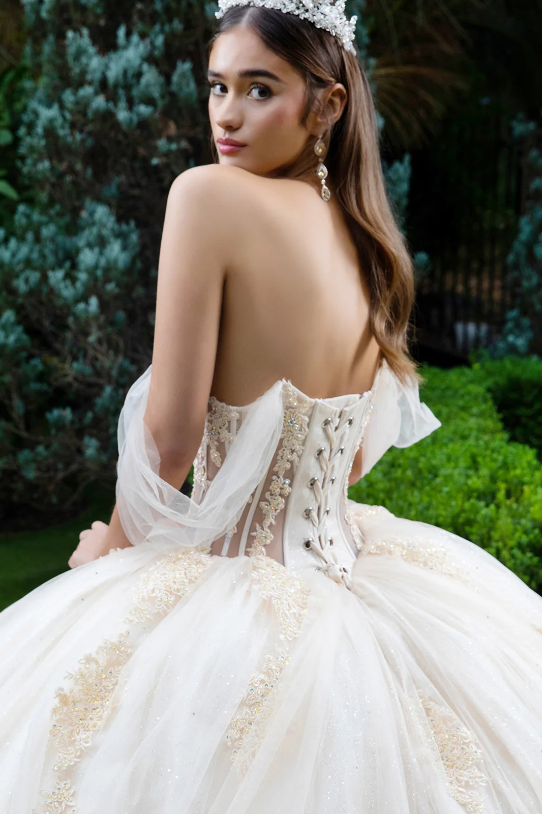 Vestido de XV Años GLS by Gloria GL3502 - CHAMPAGNE