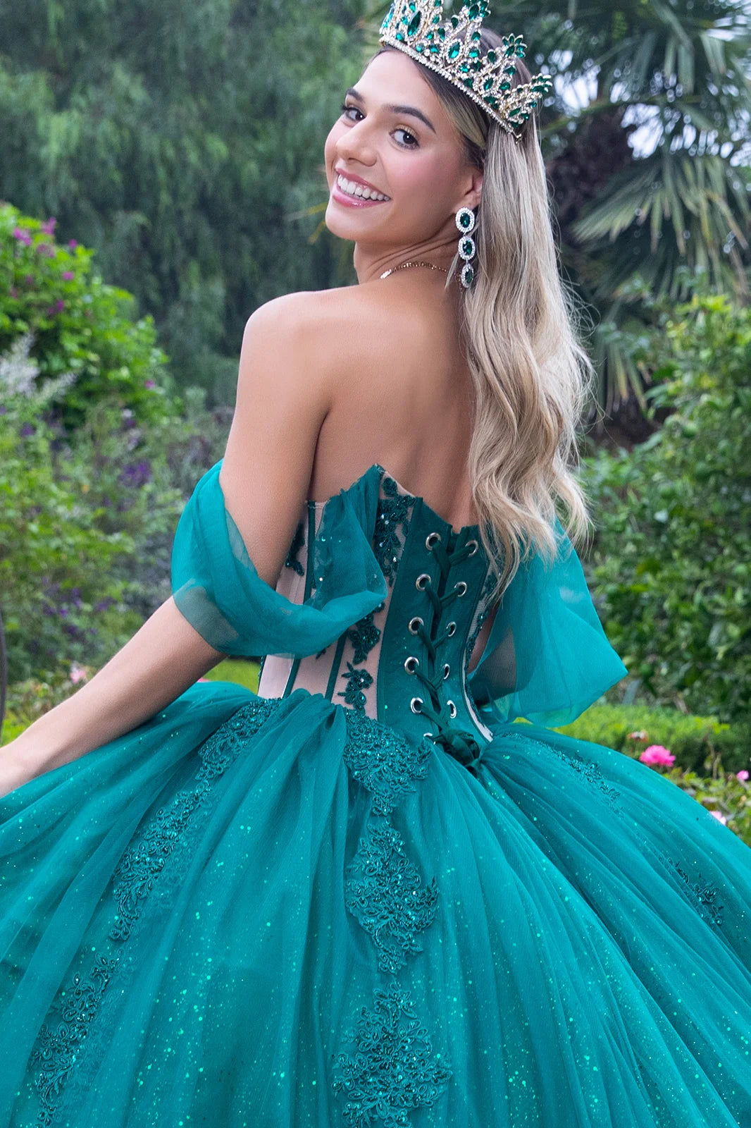 Vestido de XV Años GLS by Gloria GL3502 - GREEN