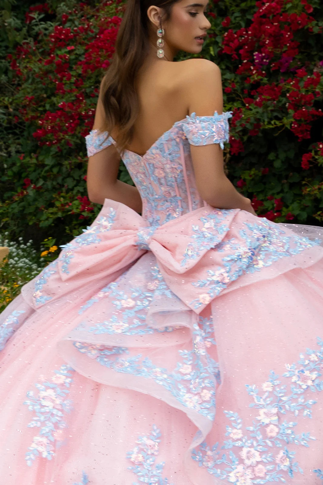 Vestido de XV Años GLS by Gloria GL3517 - BLUSH/BLUE