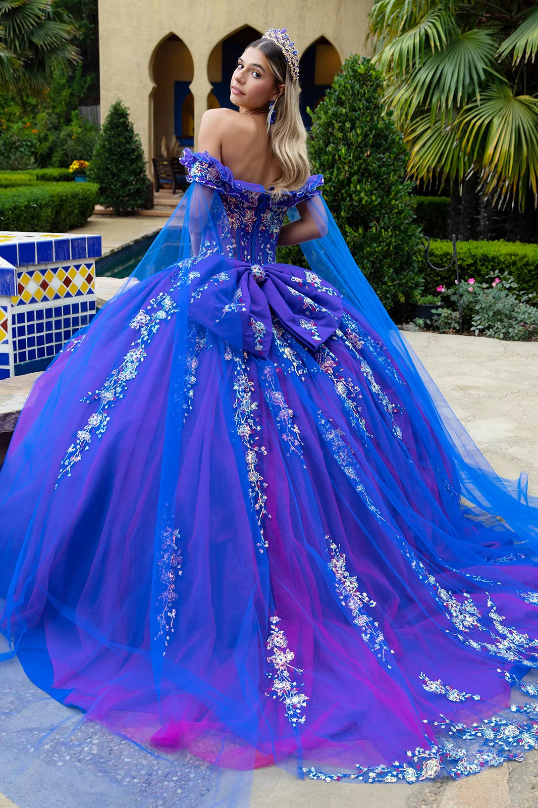 Vestido de XV Años GLS by Gloria GL3518 - ROYAL BLUE