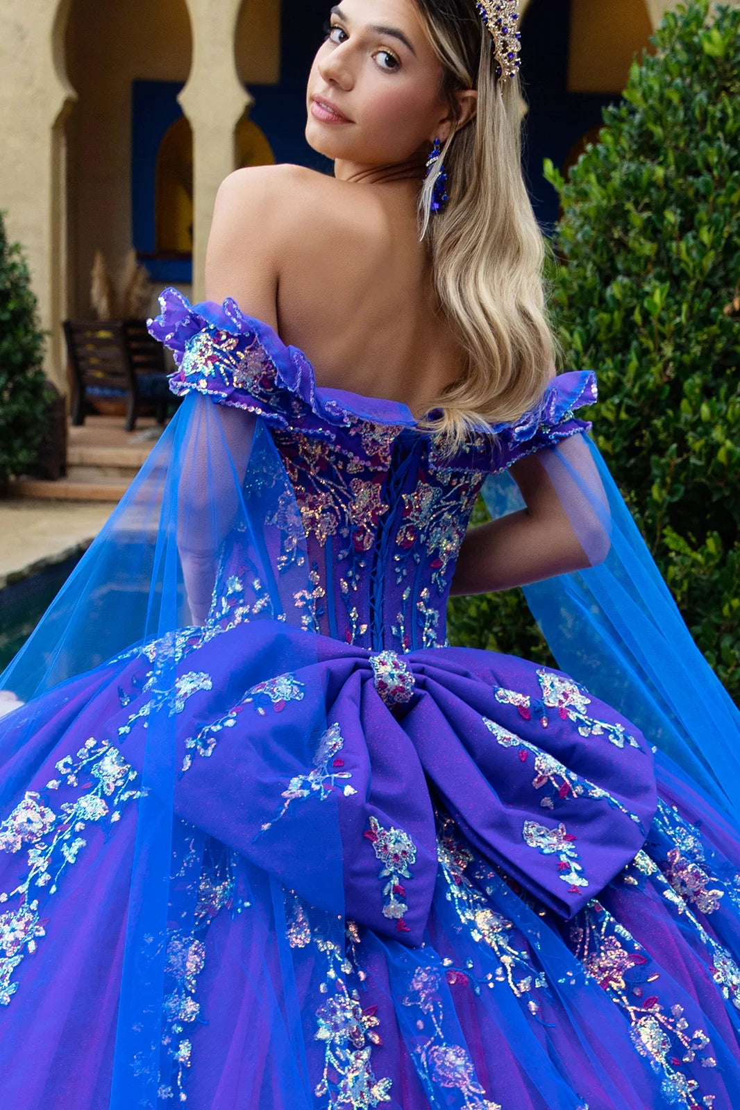 Vestido de XV Años GLS by Gloria GL3518 - ROYAL BLUE