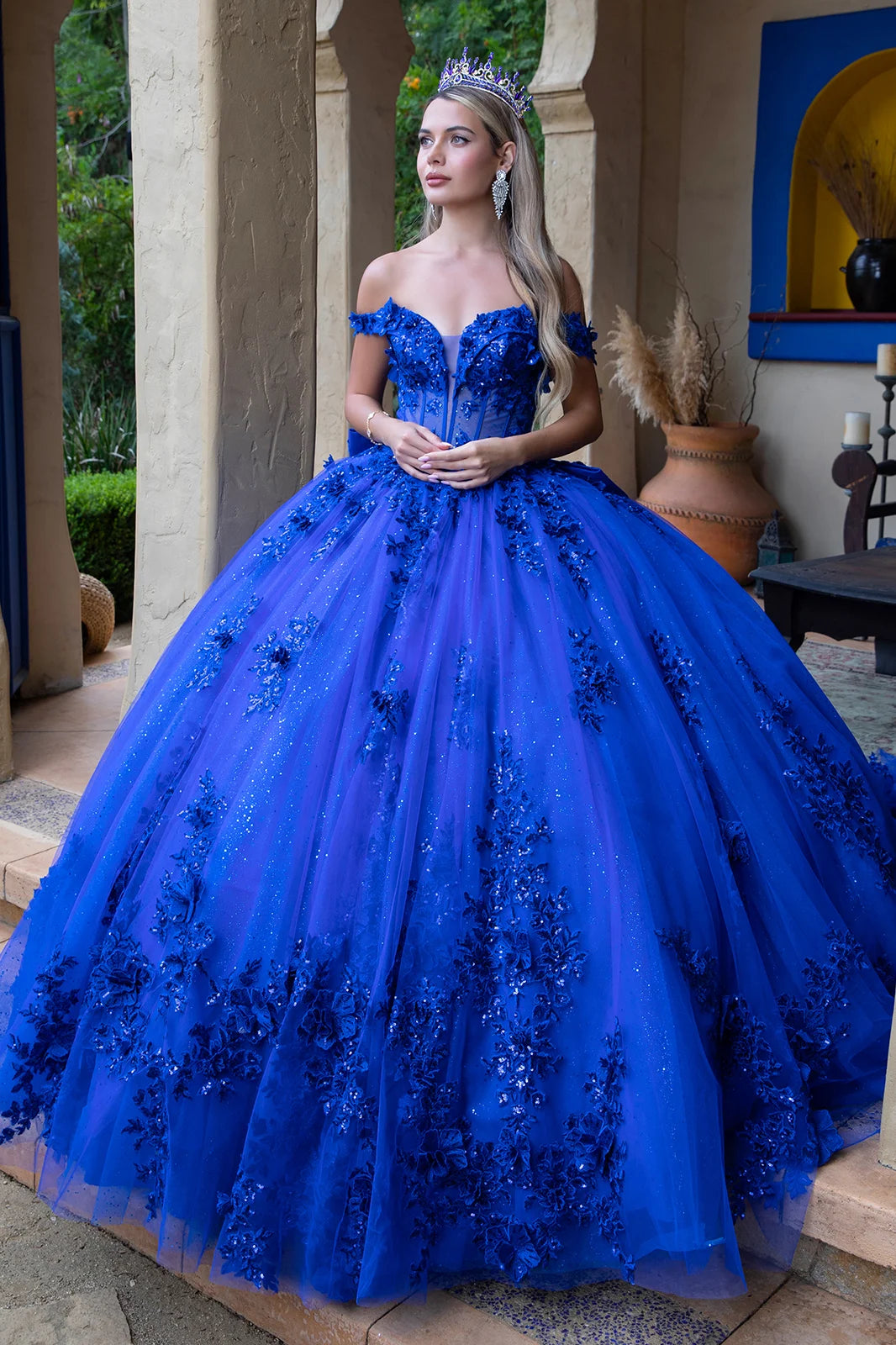 Vestido de XV Años GLS by Gloria GL3521 - ROYAL BLUE