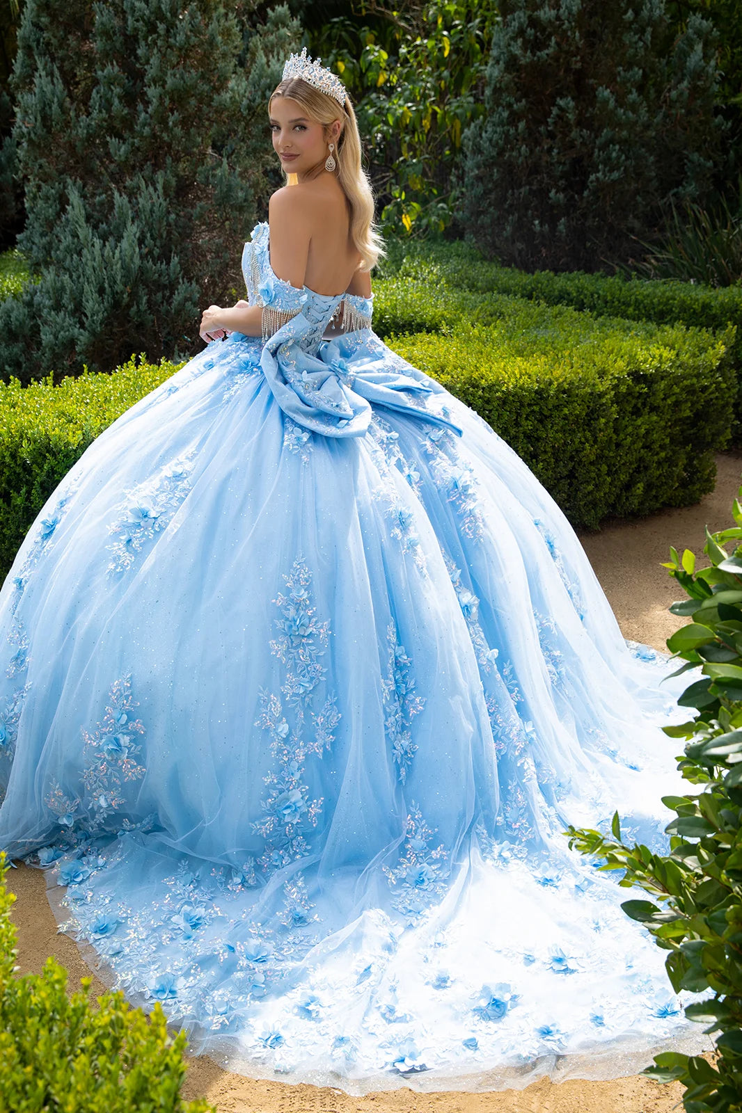 Vestido de XV Años GLS by Gloria GL3525 - BLUE