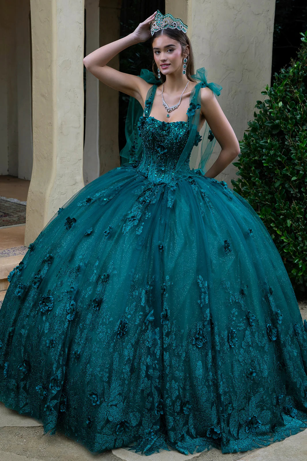 Vestido de XV Años GLS by Gloria GL3529 - GREEN