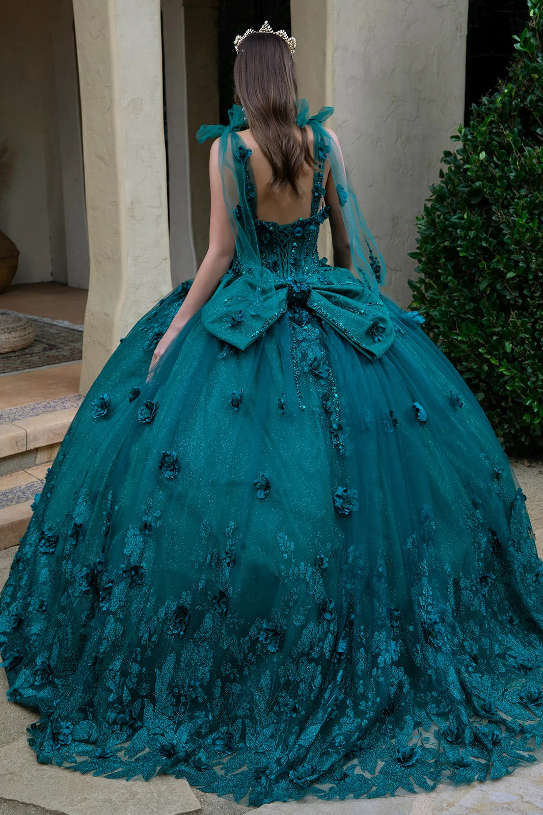 Vestido de XV Años GLS by Gloria GL3529 - GREEN