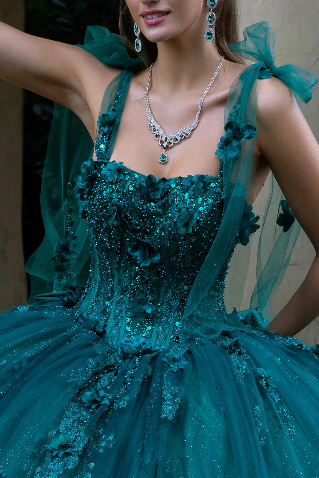 Vestido de XV Años GLS by Gloria GL3529 - GREEN