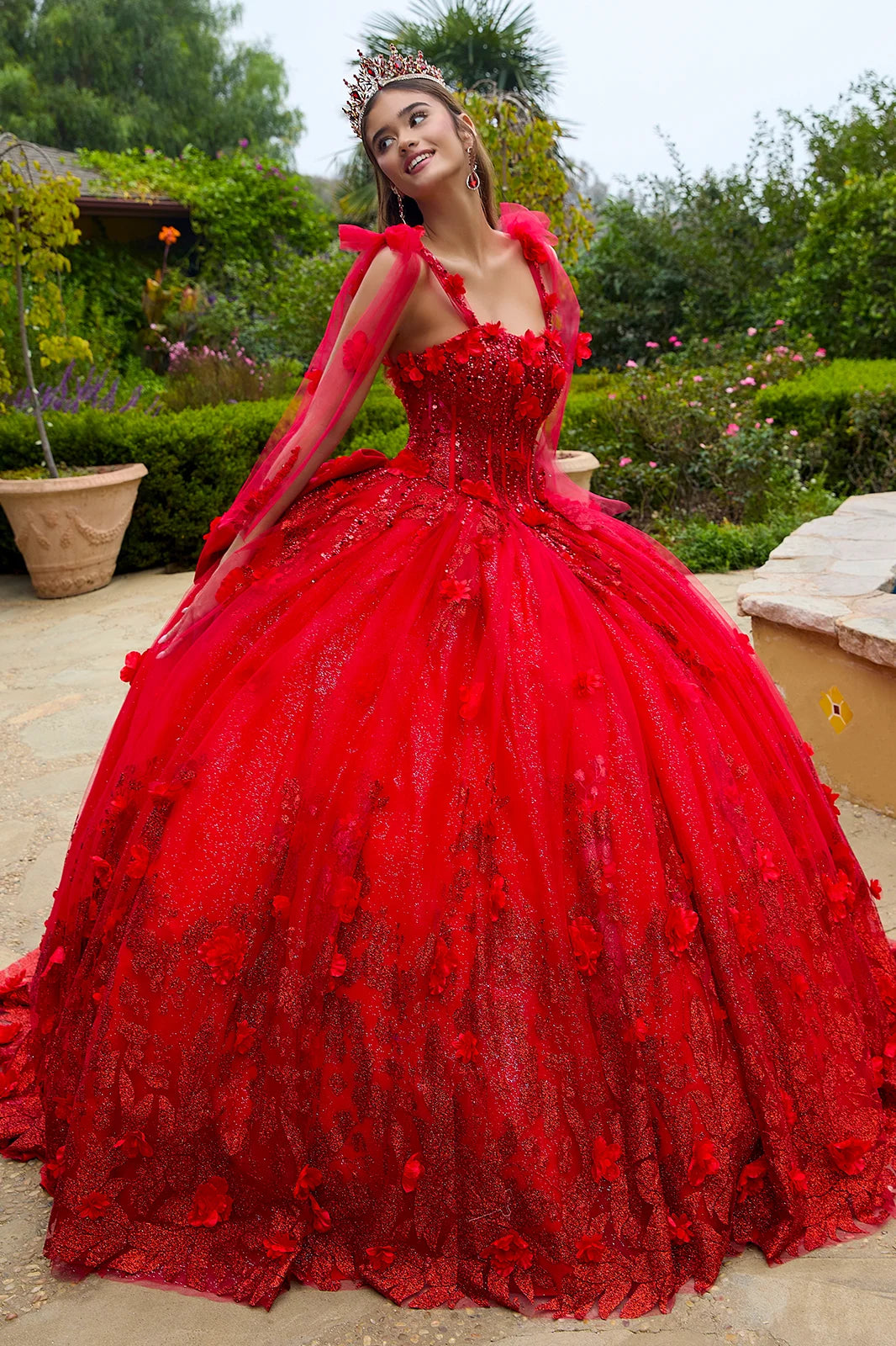 Vestido de XV Años GLS by Gloria GL3529 - RED