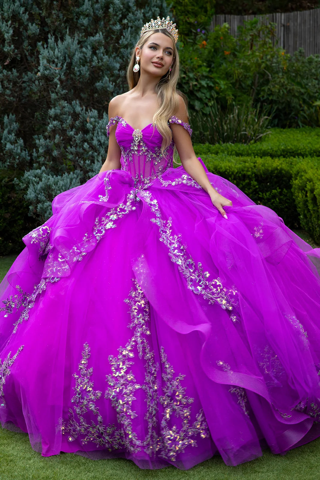 Vestido de XV Años GLS by Gloria GL3548 - PURPLE