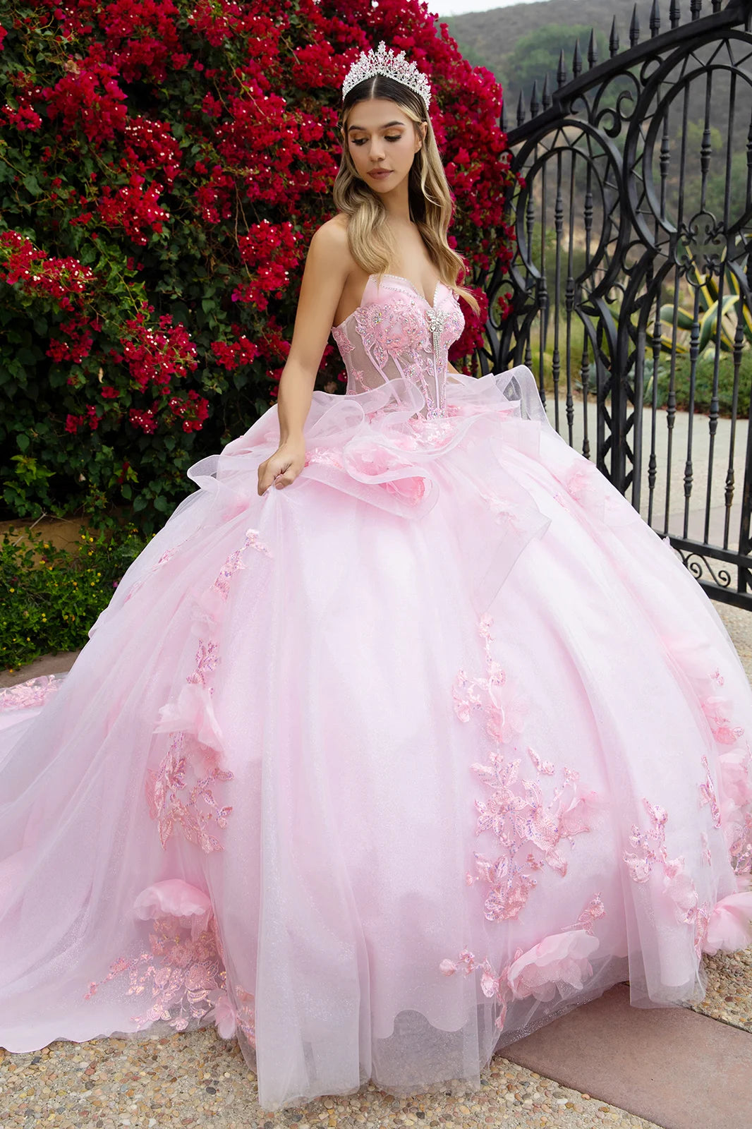 Vestido de XV Años GLS by Gloria GL3549 - BABY PINK