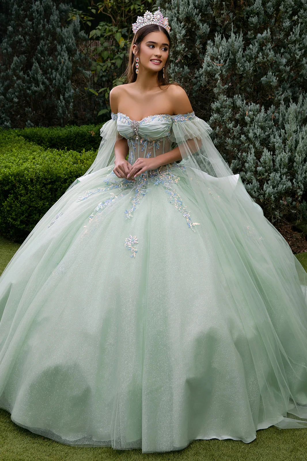 Vestido de XV Años GLS by Gloria GL3550 - SAGE