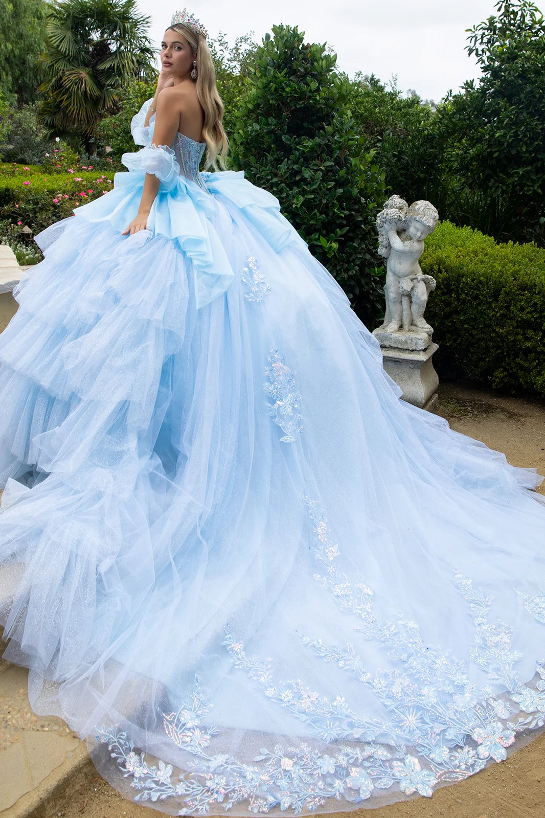 Vestido de XV Años GLS by Gloria GL3551 - BABY BLUE