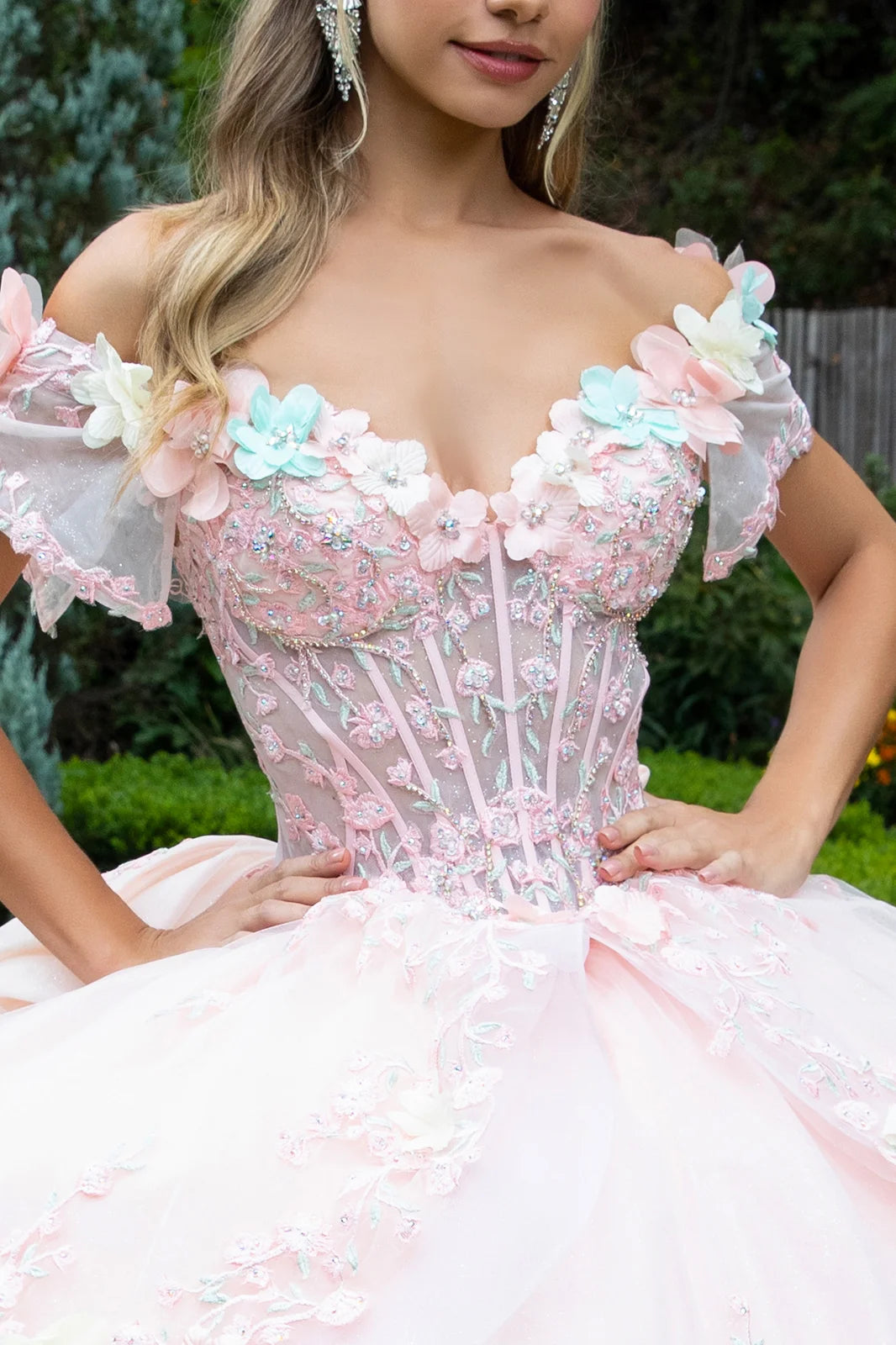 Vestido de XV Años GLS by Gloria GL3554 - BLUSH