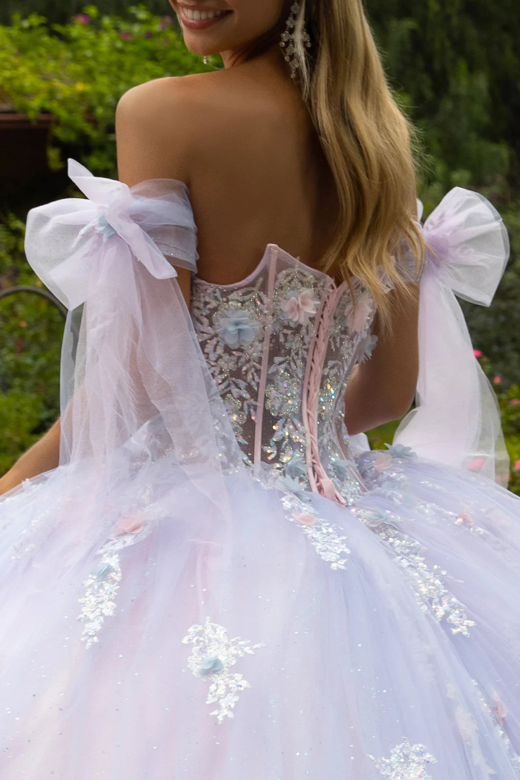 Vestido de XV Años GLS by Gloria GL3570 - BLUE/PINK