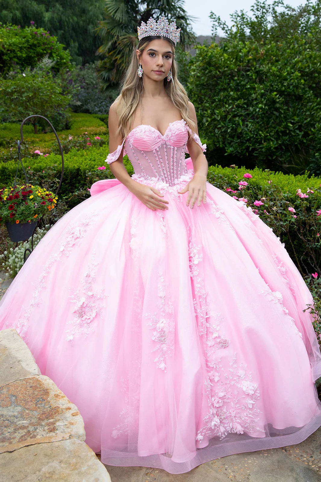 Vestido de XV Años GLS by Gloria GL3576 - PINK
