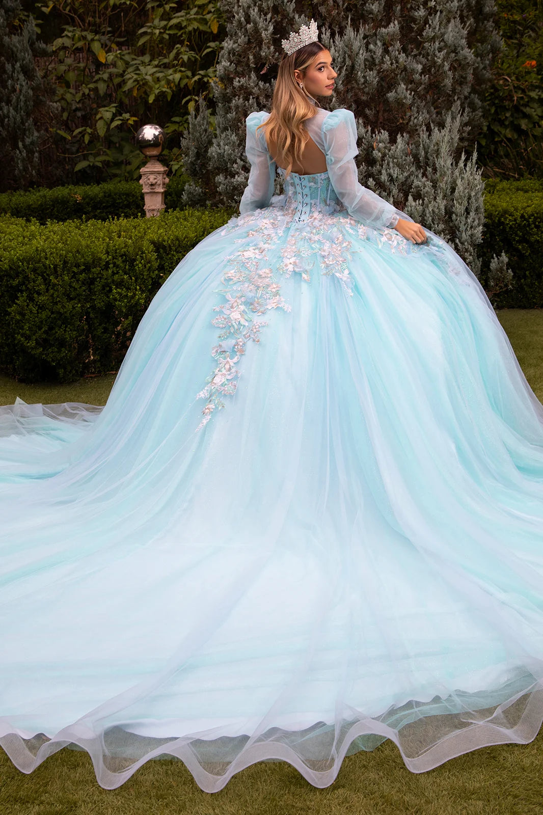 Vestido de XV Años GLS by Gloria GL3577 - ICE BLUE