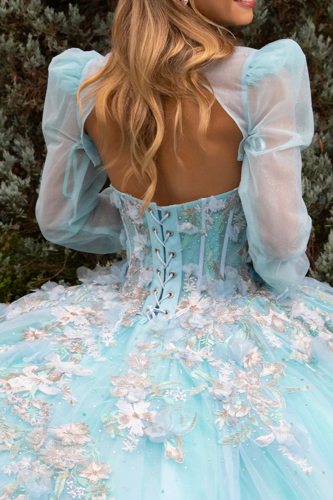 Vestido de XV Años GLS by Gloria GL3577 - ICE BLUE