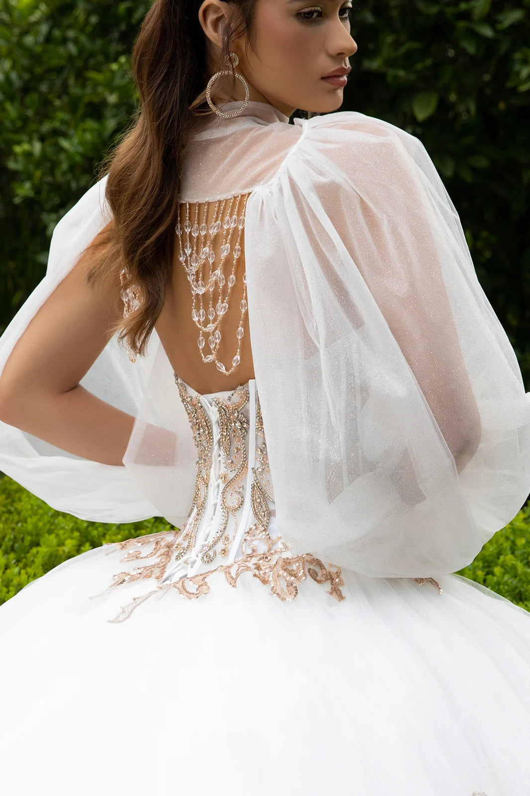 Vestido de XV Años GLS by Gloria GL3578 - IVORY/GOLD