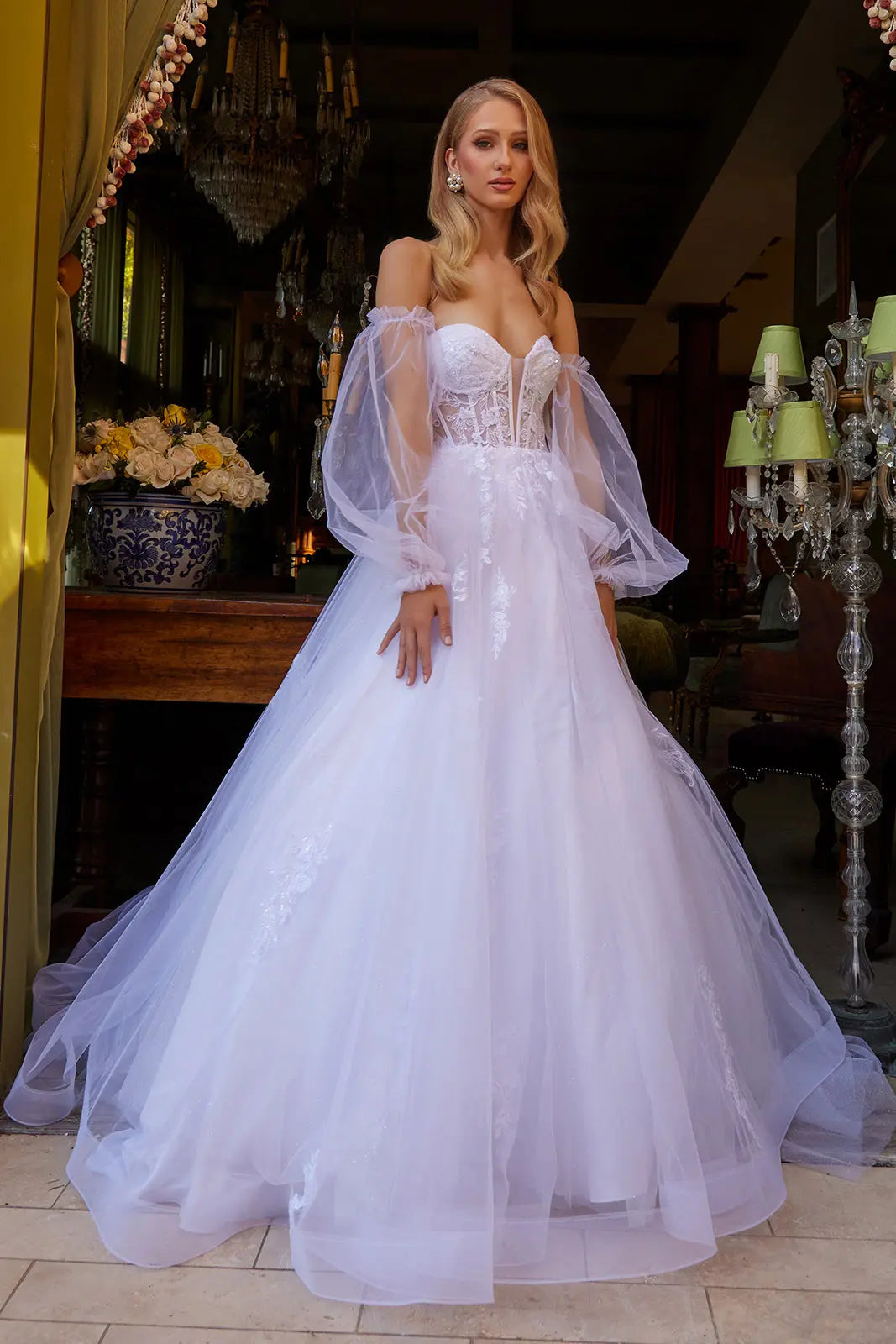 Vestido de Novia GLS by Gloria GL3579 - WHITE