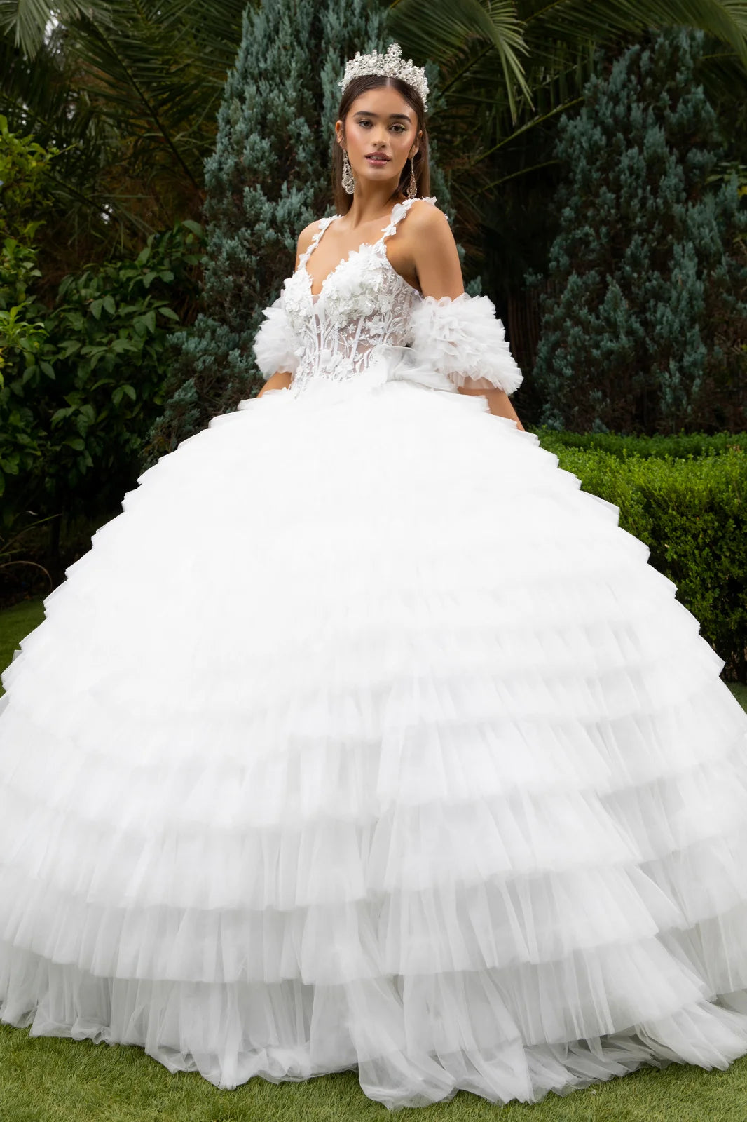 Vestido de XV Años GLS by Gloria GL3610 - IVORY