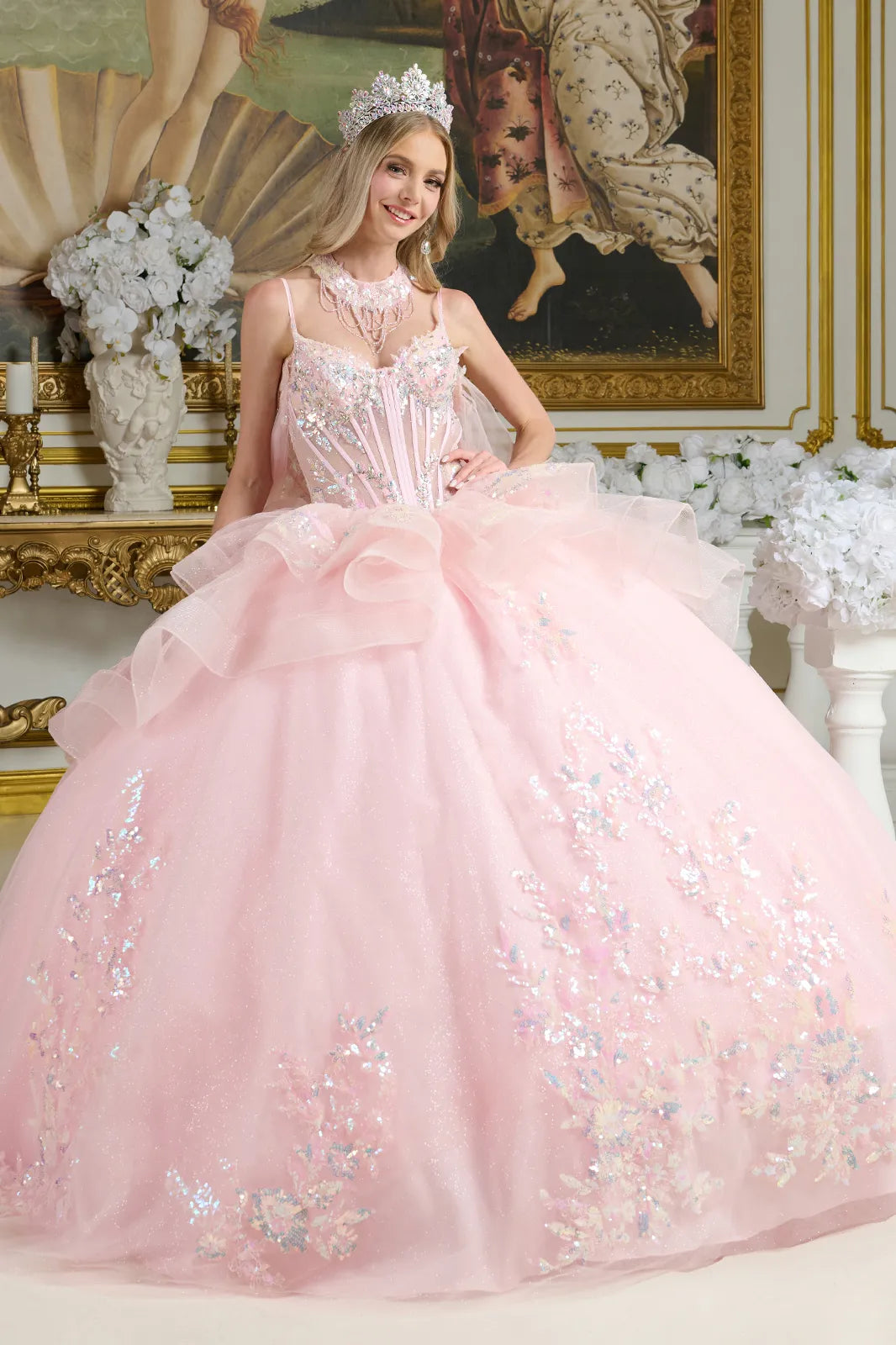 Vestido de XV Años Elizabeth K GL3645 - BLUSH