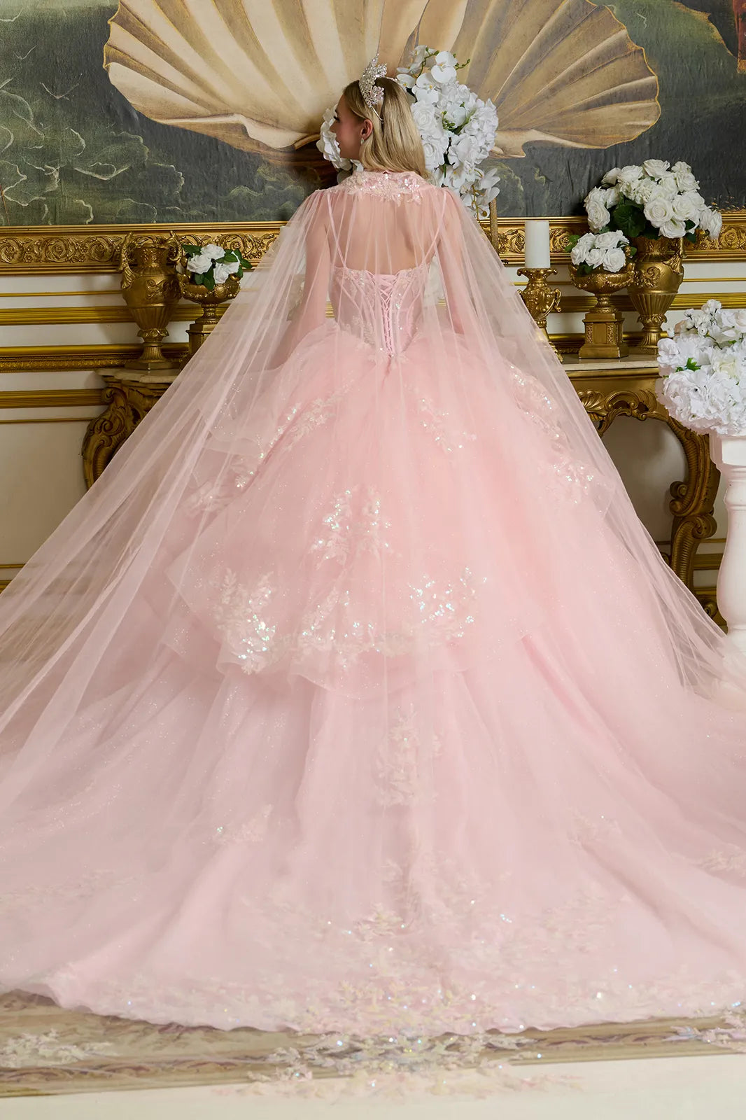 Vestido de XV Años Elizabeth K GL3645 - BLUSH