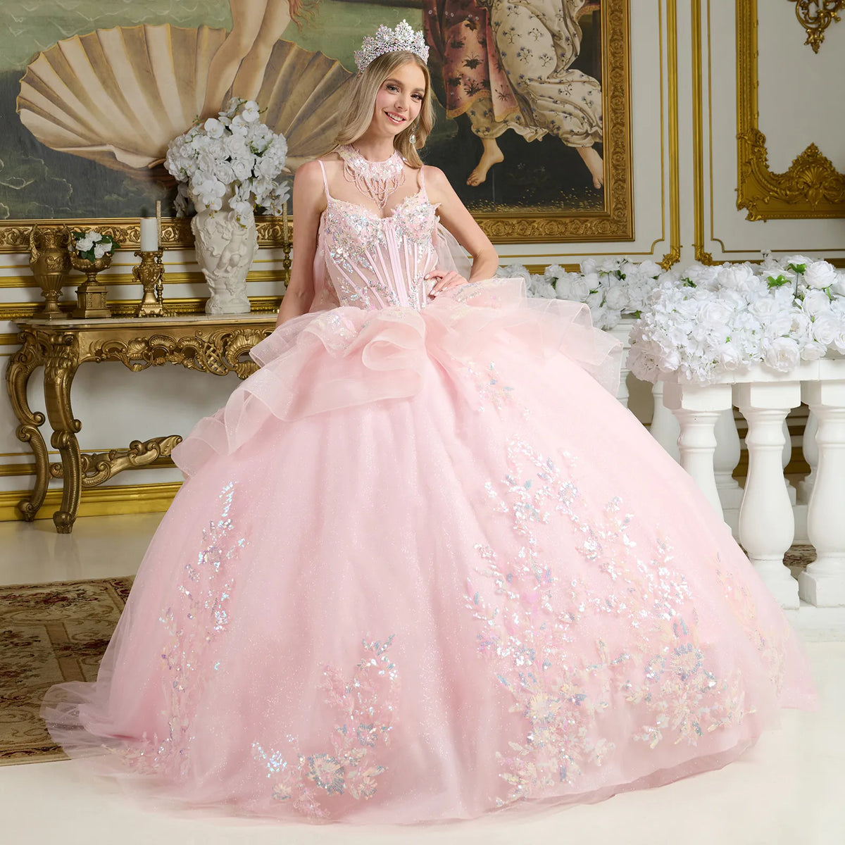 Vestido de XV Años Elizabeth K GL3645 - BLUSH