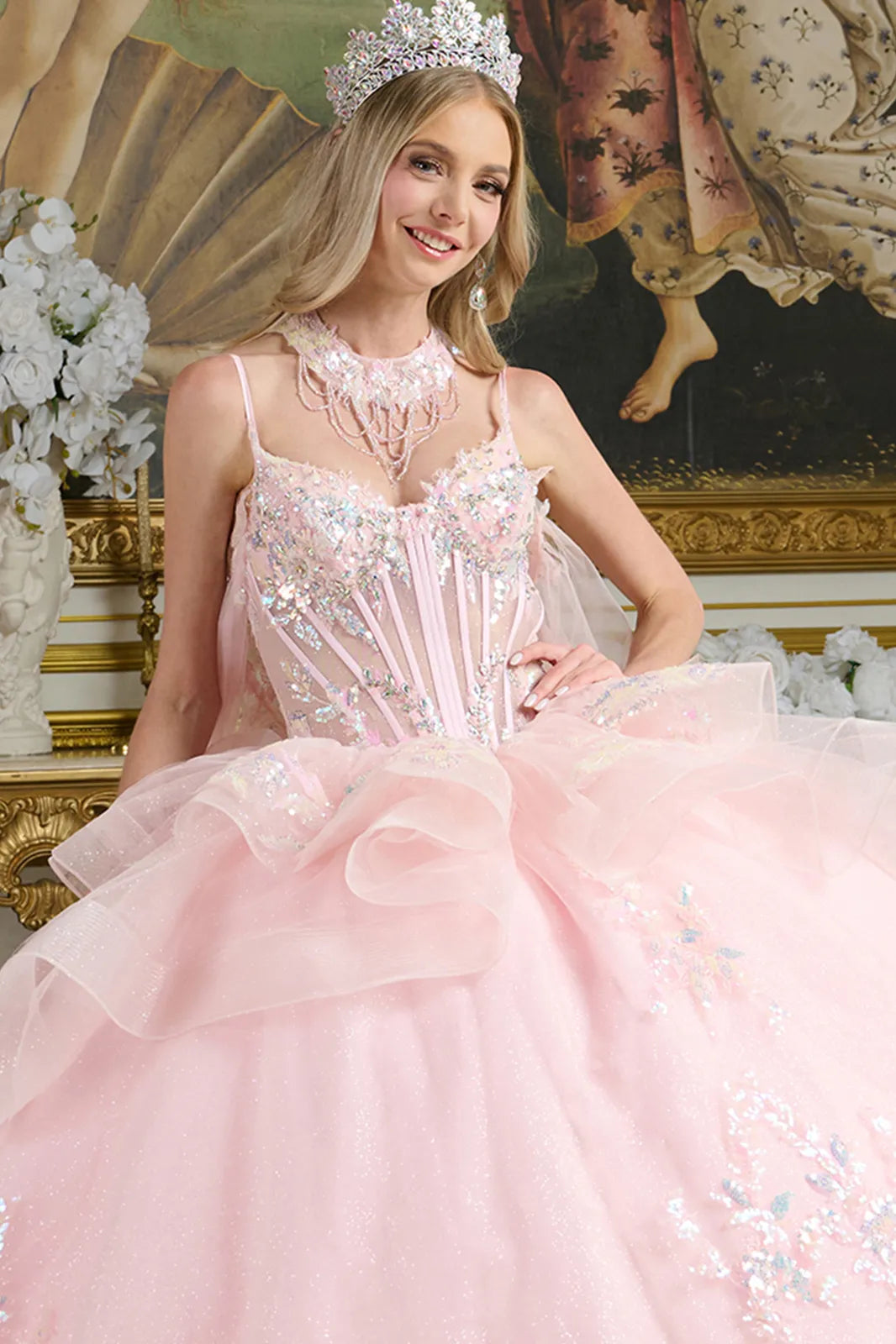 Vestido de XV Años Elizabeth K GL3645 - BLUSH