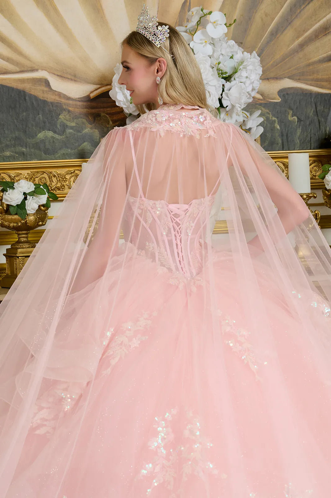 Vestido de XV Años Elizabeth K GL3645 - BLUSH