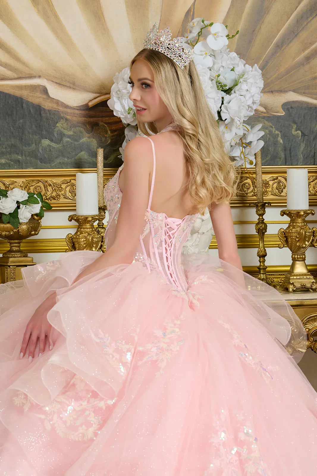 Vestido de XV Años Elizabeth K GL3645 - BLUSH
