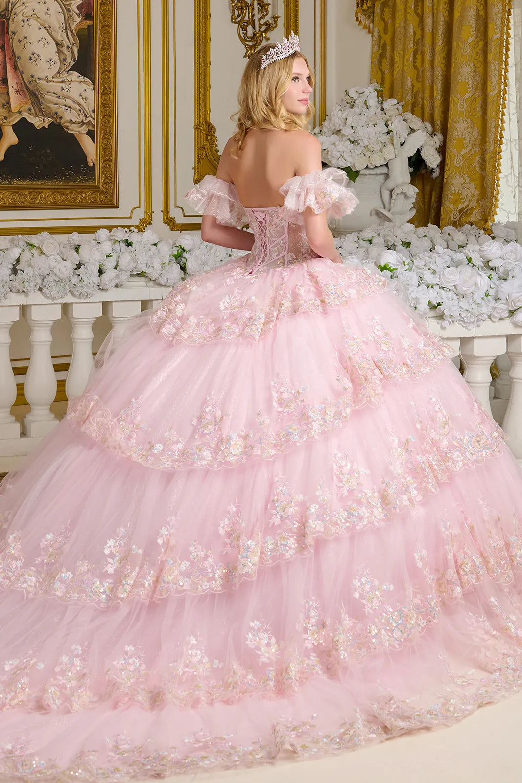 Vestido de XV Años Elizabeth K GL3650 - BABY PINK