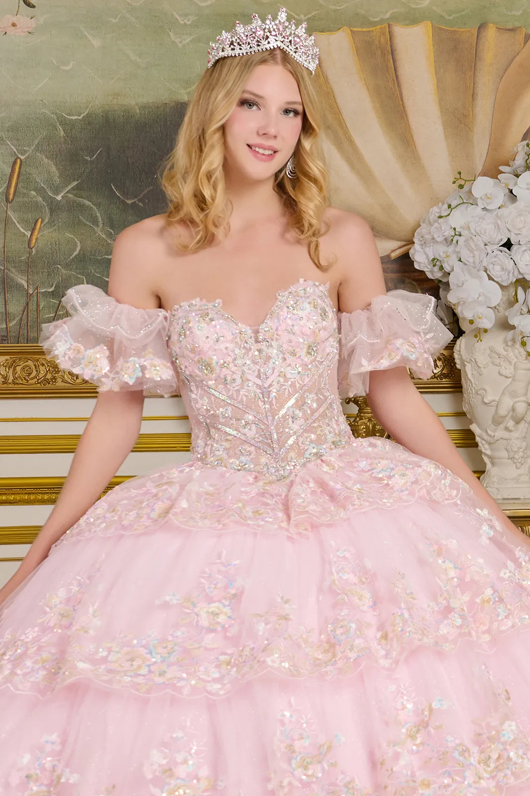 Vestido de XV Años Elizabeth K GL3650 - BABY PINK