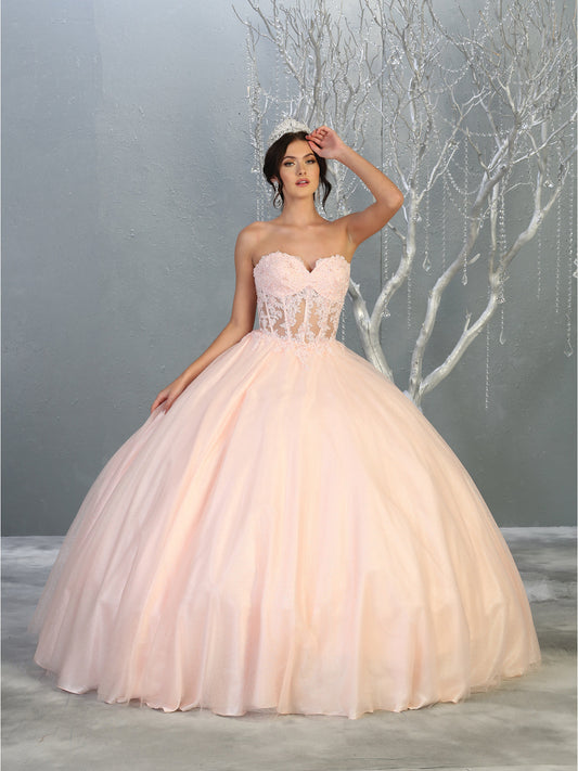 Vestido de XV Años Layla K LK141 - BLUSH