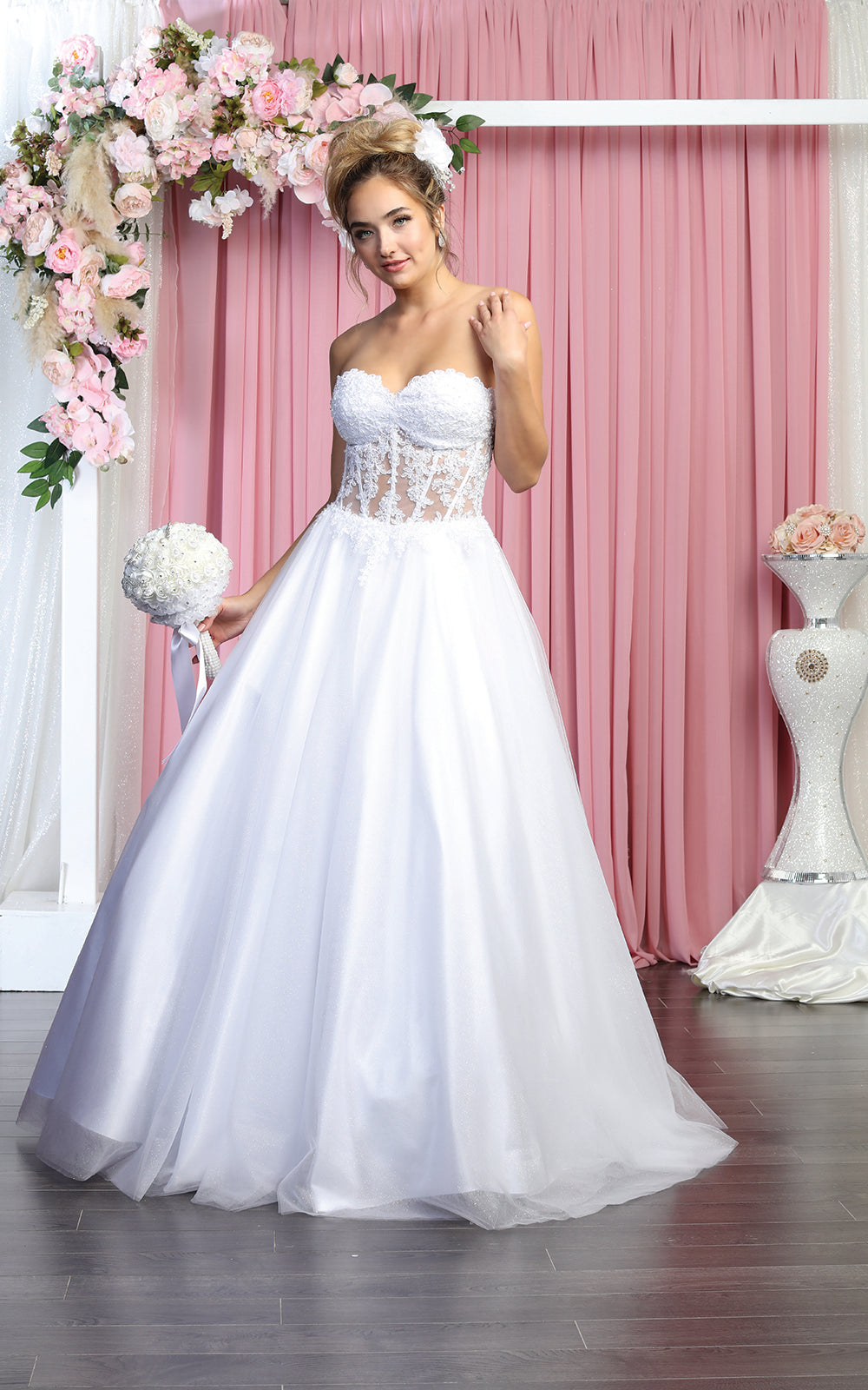 Vestido de XV Años Layla K LK141 - WHITE
