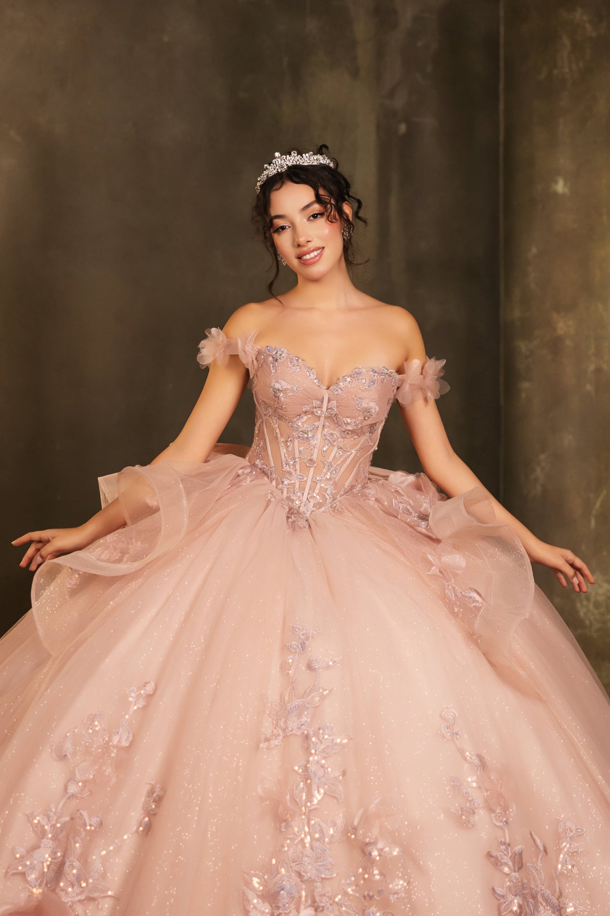 Vestido de XV Años Layla K LK270 - ROSE GOLD