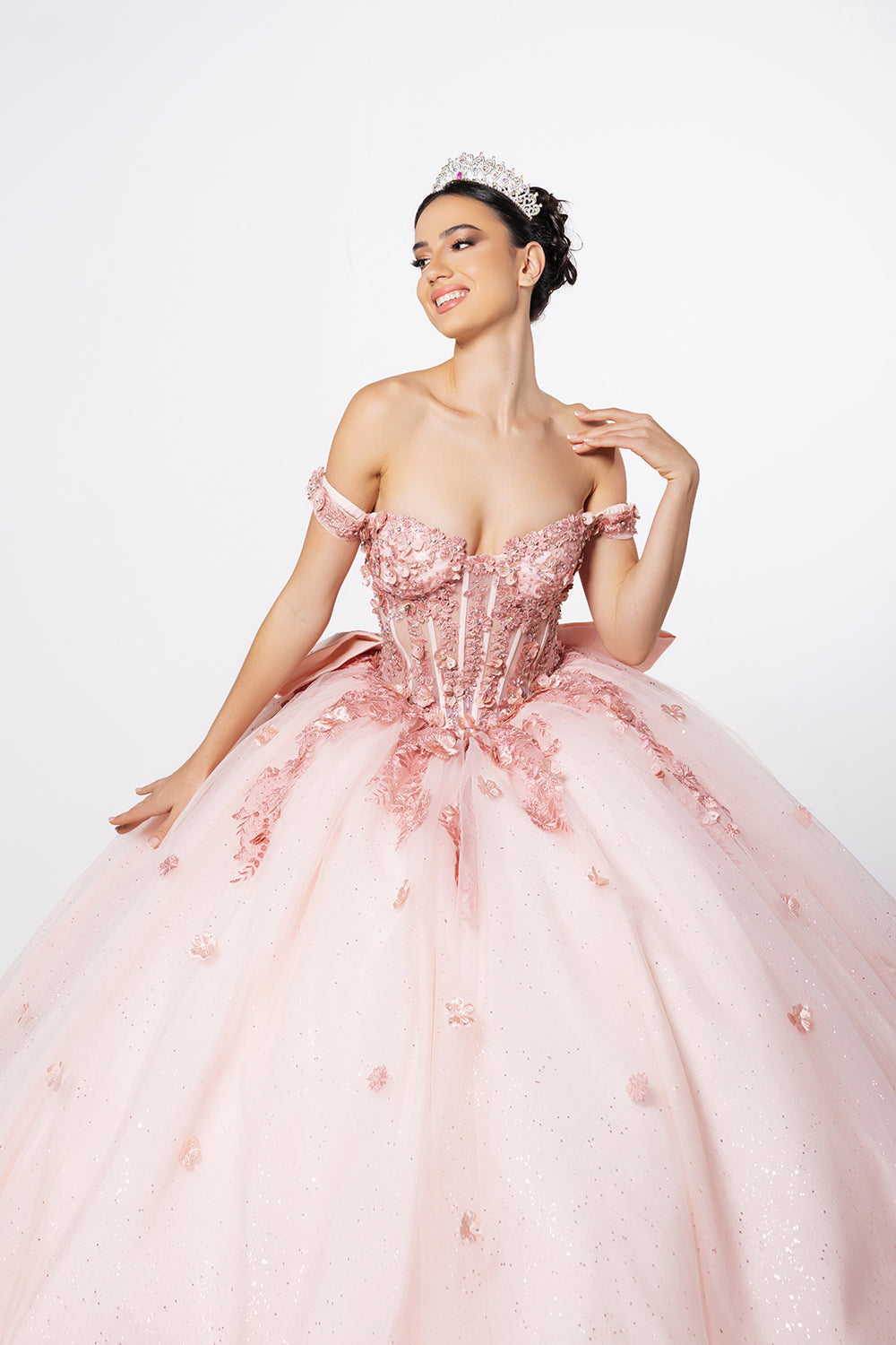 Vestido de XV Años Layla K LK278 - ROSE GOLD