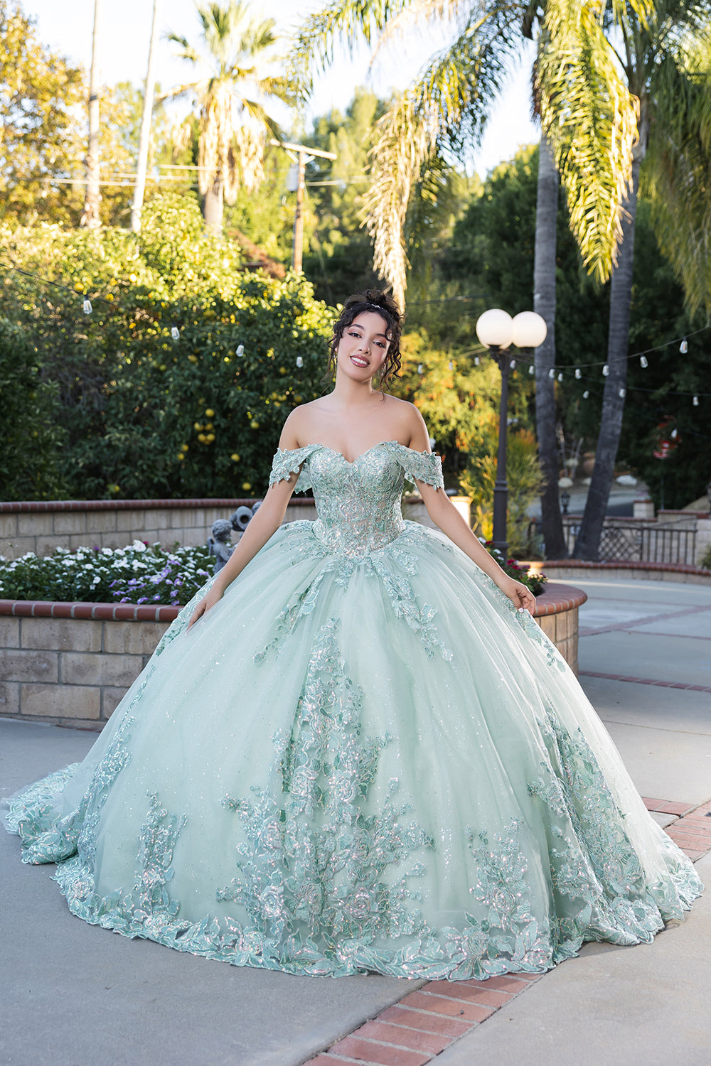 Vestido de XV Años Layla K LK279 - SAGE