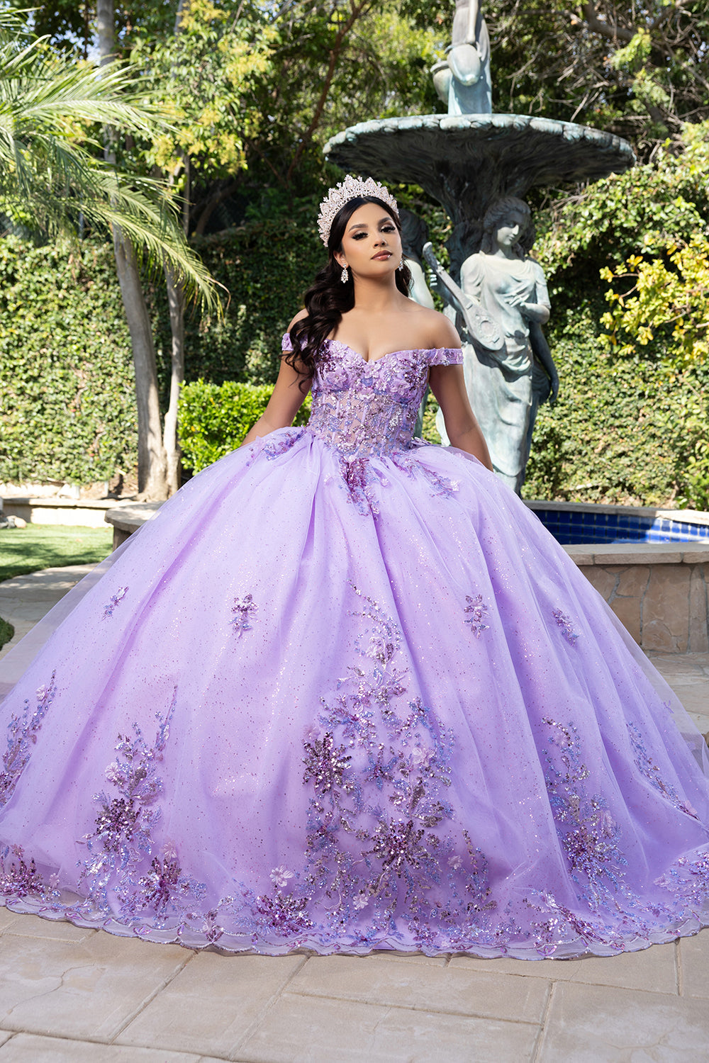Vestido de XV Años Layla K LK286 - LILAC