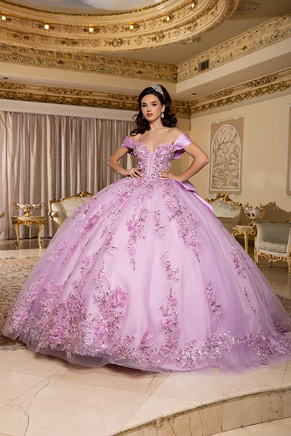 Vestido de XV Años Layla K LK305 - LAVENDER