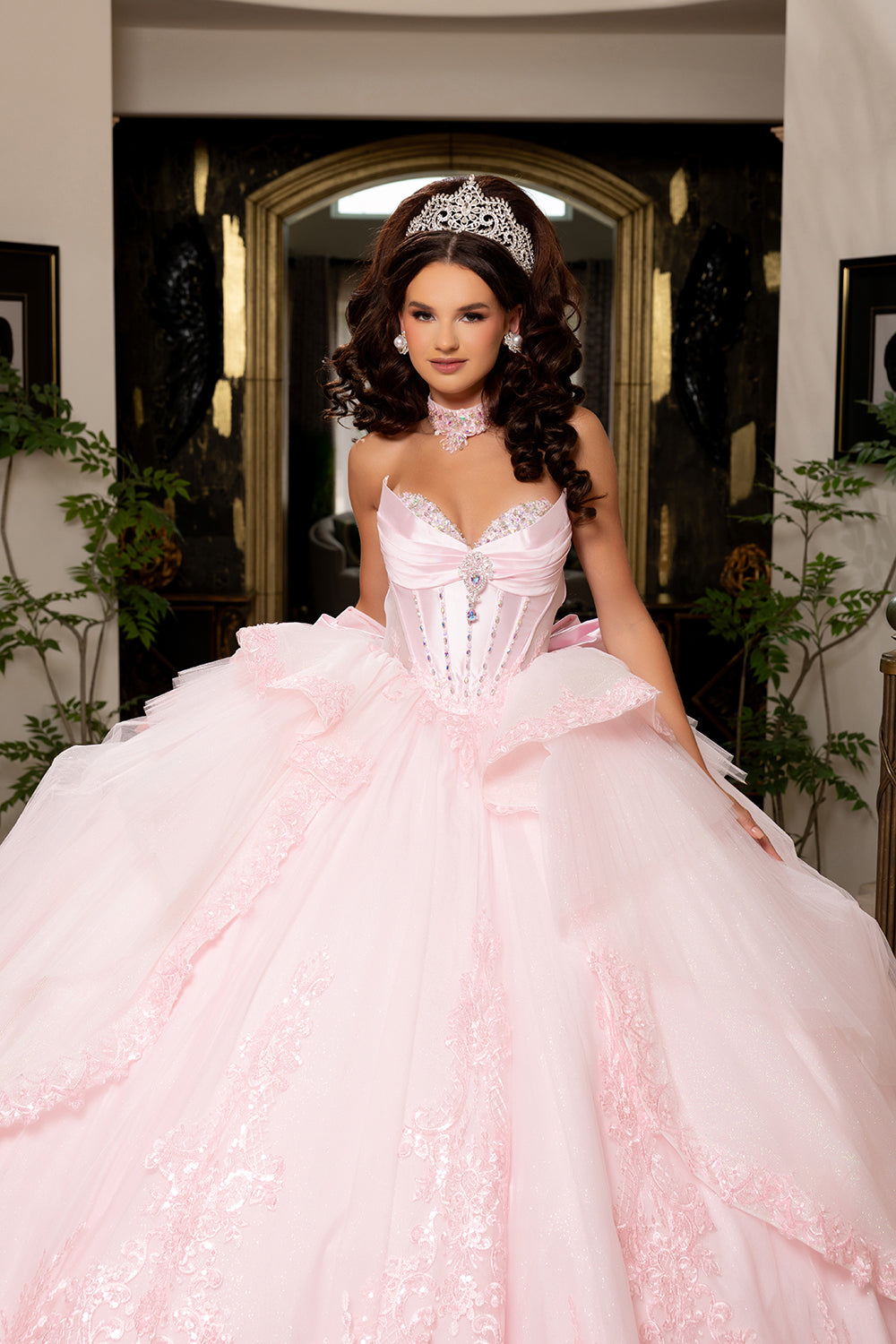 Vestido de XV Años Layla K LK308 - PINK