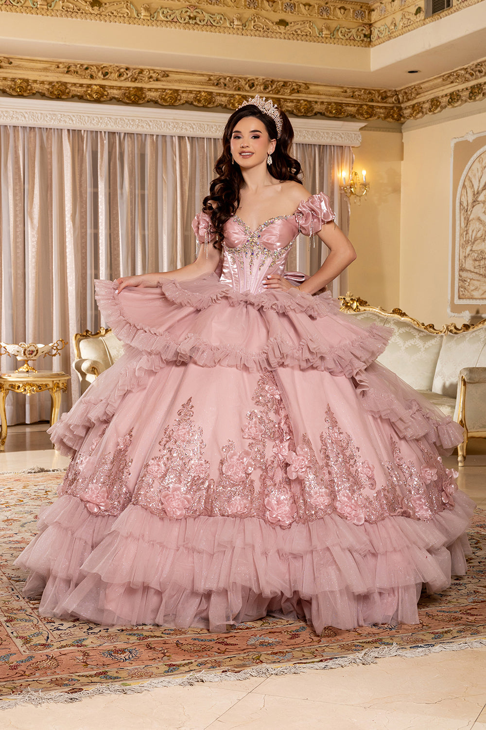 Vestido de XV Años Layla K LK312 - BLUSH