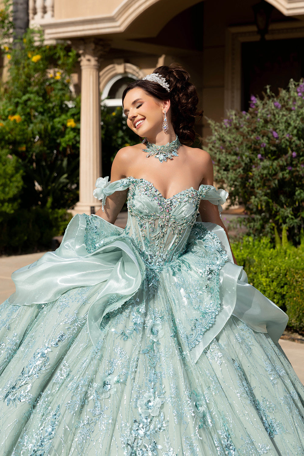 Vestido de XV Años Layla K LK313 - SAGE