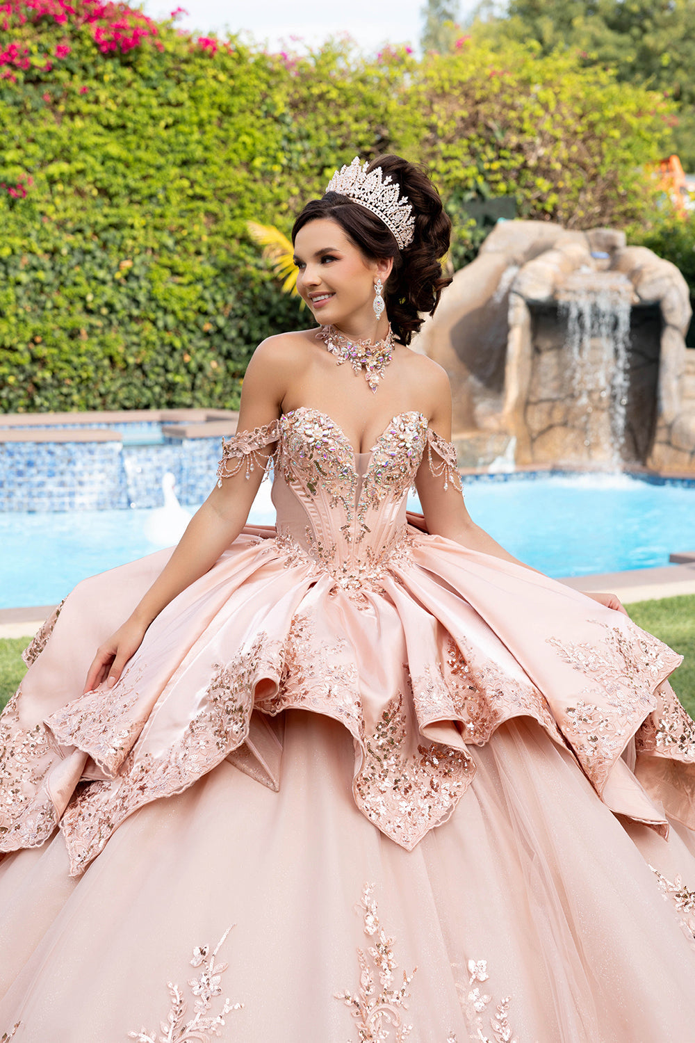 Vestido de XV Años Layla K LK314 - ROSE GOLD