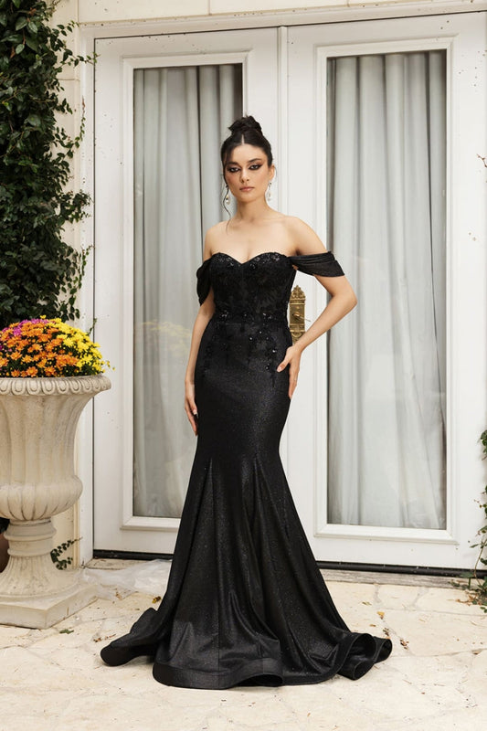 Vestido de Prom May Queen MQ2104 - BLACK