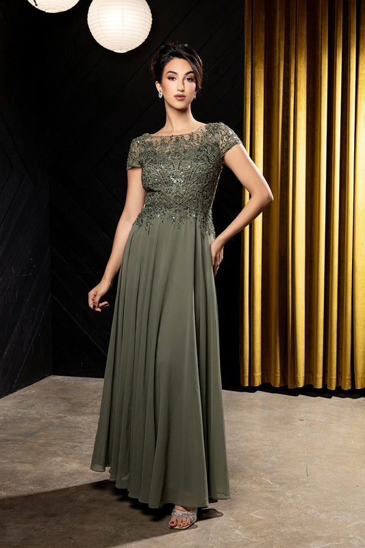 Vestido para Mamá de la Novia May Queen MQ2239 - OLIVE
