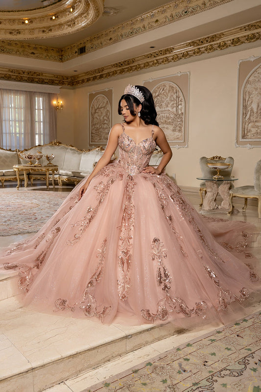 Vestido de XV Años Layla K LK294 - ROSE GOLD