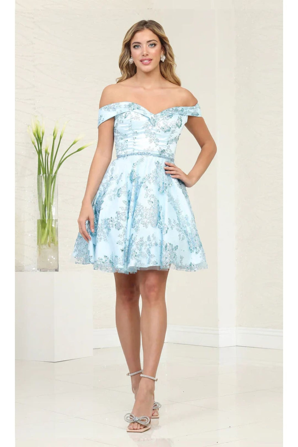Vestido Corto de Cóctel May Queen MQ1933