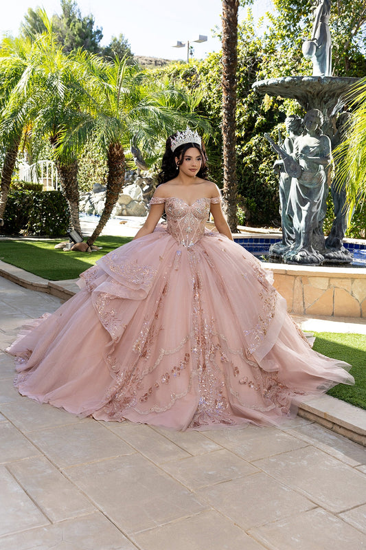 Vestido de XV Años Layla K LK293 - ROSE GOLD