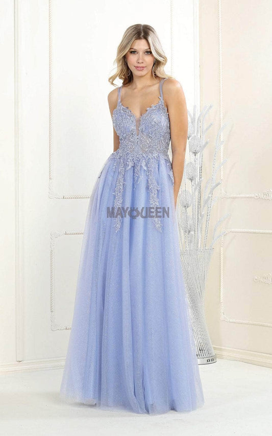 Vestido de Dama de Honor Royal Queen RQ7957 - DUSTY BLUE